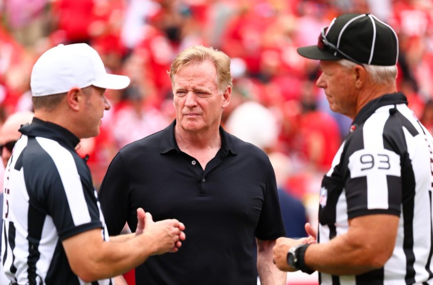  Roger Goodell: Our No. 1 objective is to improve officiating