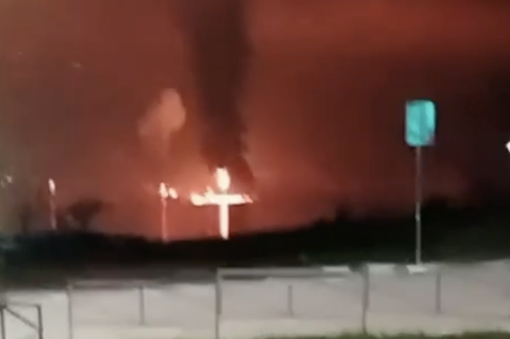  Ukrainian drones reportedly strike major oil terminal in Russian city of Novorossiysk