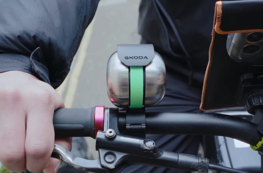  Skoda’s new bike bell beats active noise-canceling headphones