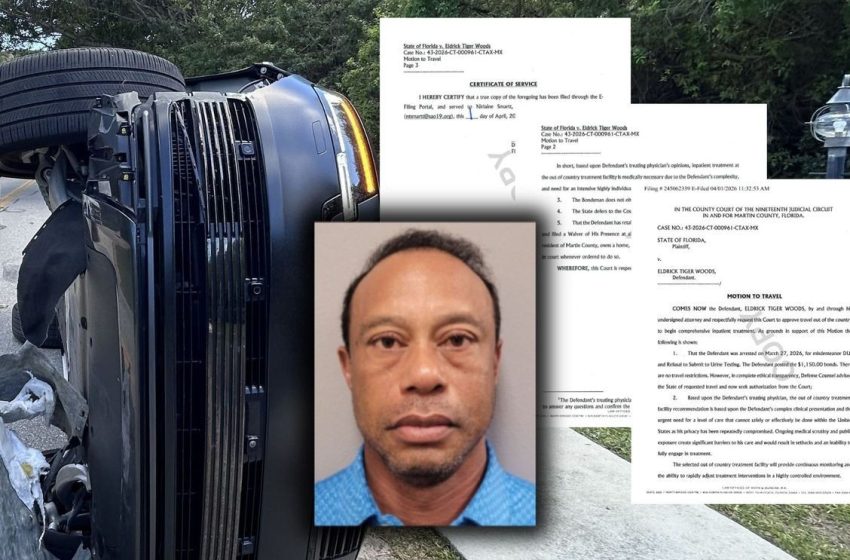  Tiger Woods to leave the country for treatment following suspected DUI rollover crash
