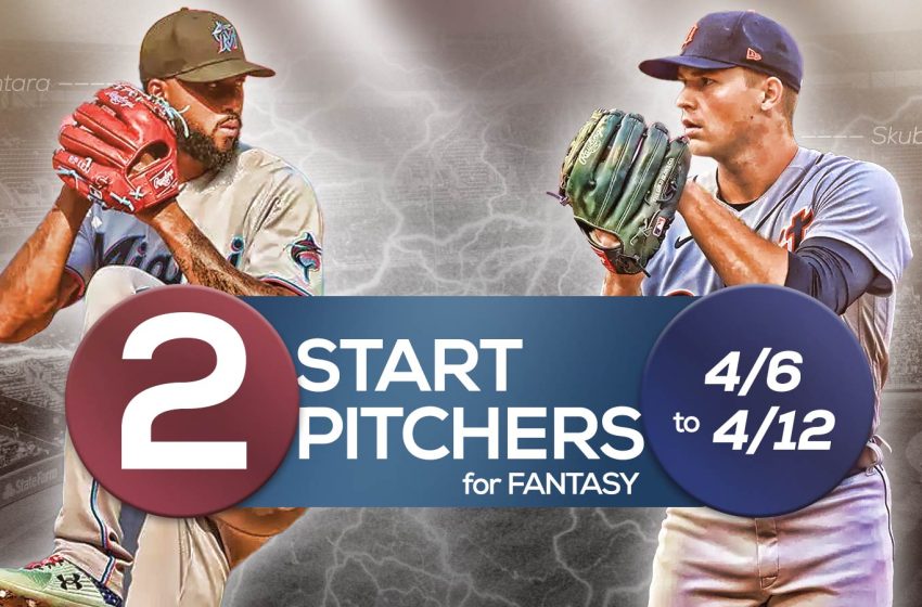  Two-Start Starters April 6th – 12th