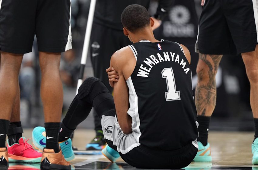  Wembanyama Leaves Game Early With Rib Injury