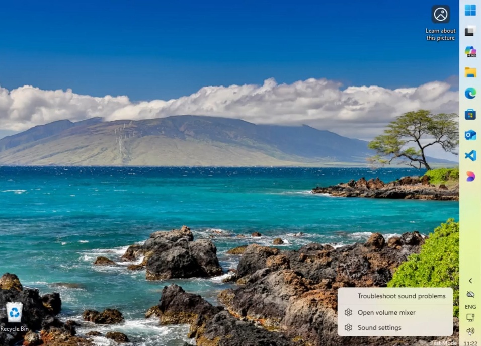 Windows 11 taskbar left side