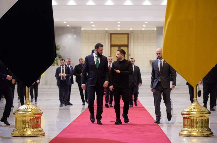  Zelensky arrives in Syria for talks with leadership amid Middle East war, meets with al-Sharaa