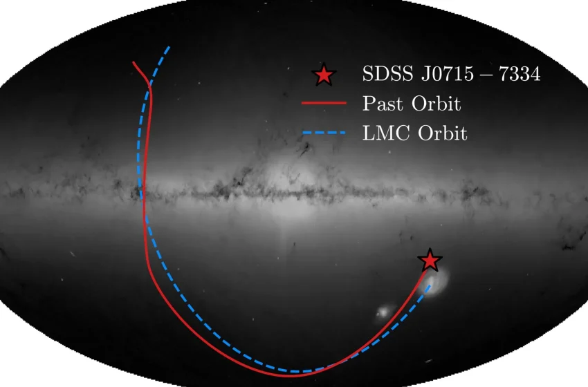  Students found a star from the dawn of the universe drifting into the Milky Way