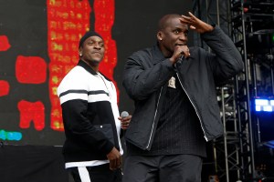 PHILADELPHIA, PENNSYLVANIA - JUNE 01: Pusha T and No Malice of Clipse perform during Roots Picnic 2025 at The Mann at Fairmount Park on June 01, 2025 in Philadelphia, Pennsylvania. (Photo by Taylor Hill/Getty Images for Live Nation Urban)