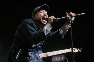 BERLIN, GERMANY - JANUARY 28: American singer and musician Dijon Duenas performs live on stage during a concert at the Columbiahalle on January 28, 2026 in Berlin, Germany. (Photo by Frank Hoensch/Redferns)