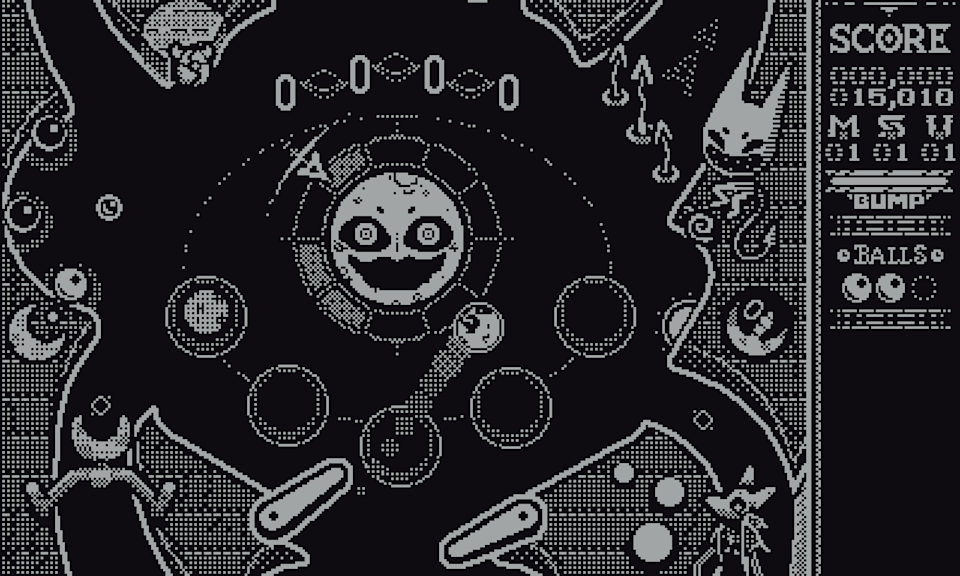 A screenshot of Devils on the Moon Pinball.