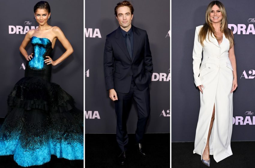  Zendaya, Robert Pattinson, Heidi Klum and more