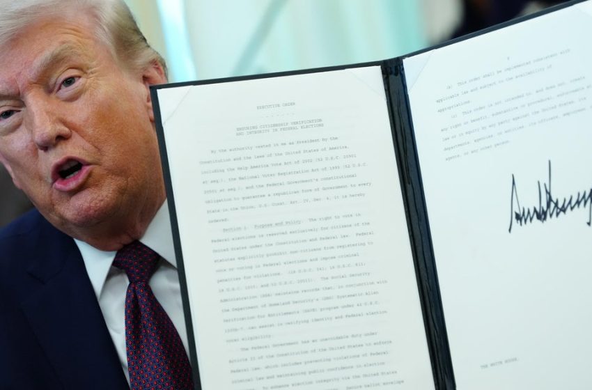  23 states sue Trump over new executive order targeting mail voting