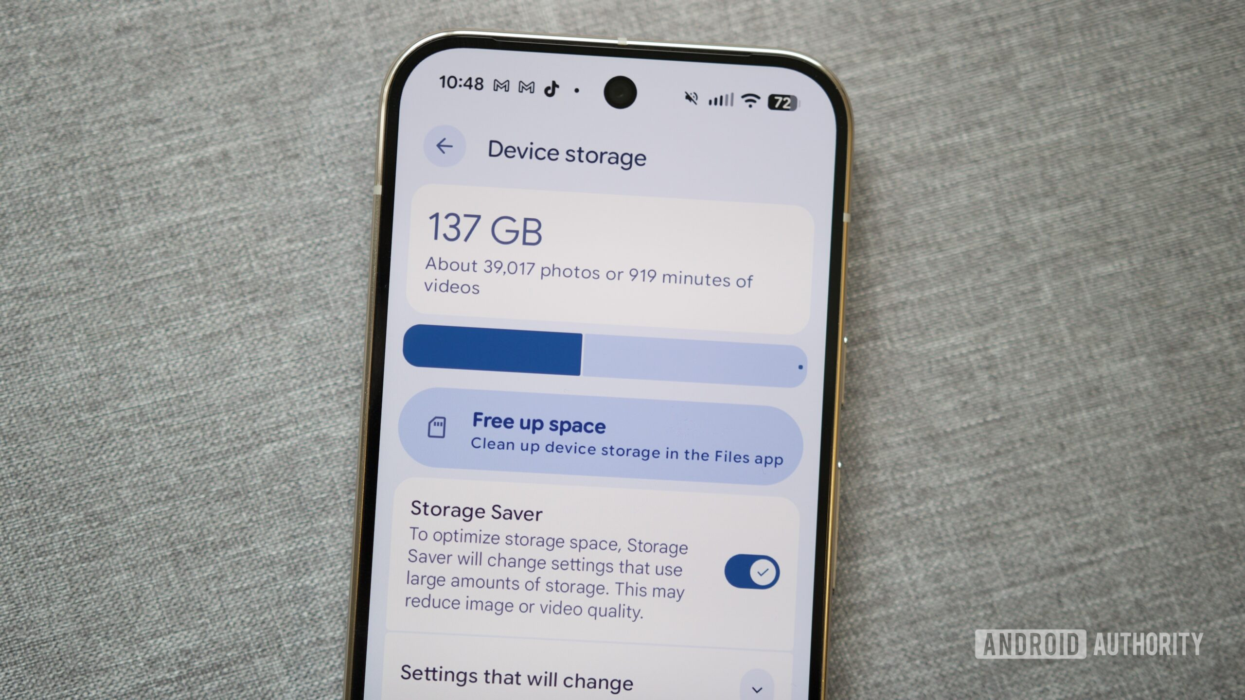 google pixel camera storage saver Storage Saver setting in the Pixel Camera app.