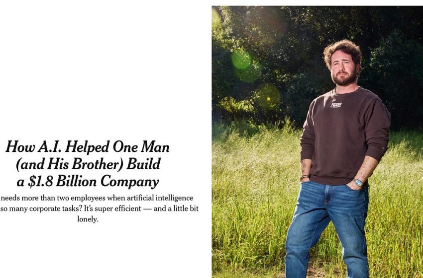  The back story behind the first “$1.8 Billion” dollar “AI Company”