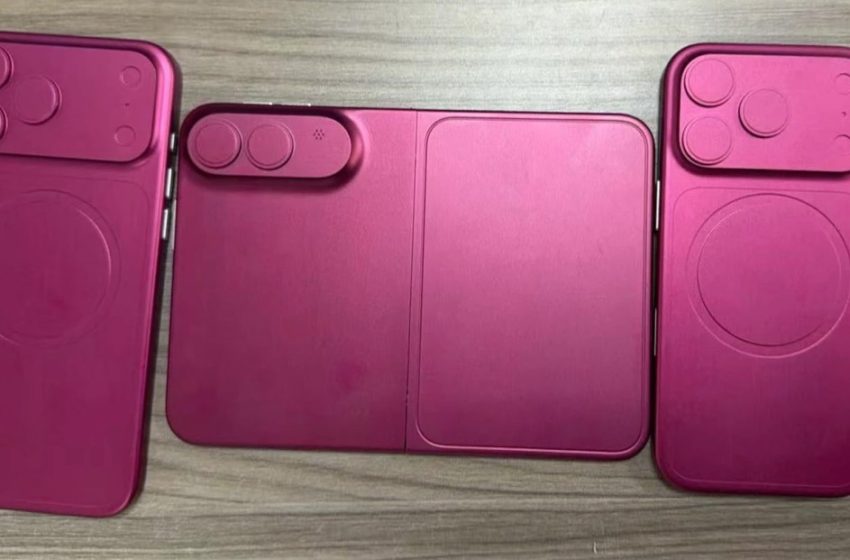  A wide foldable iPhone dummy emerges amid rumors of a delay