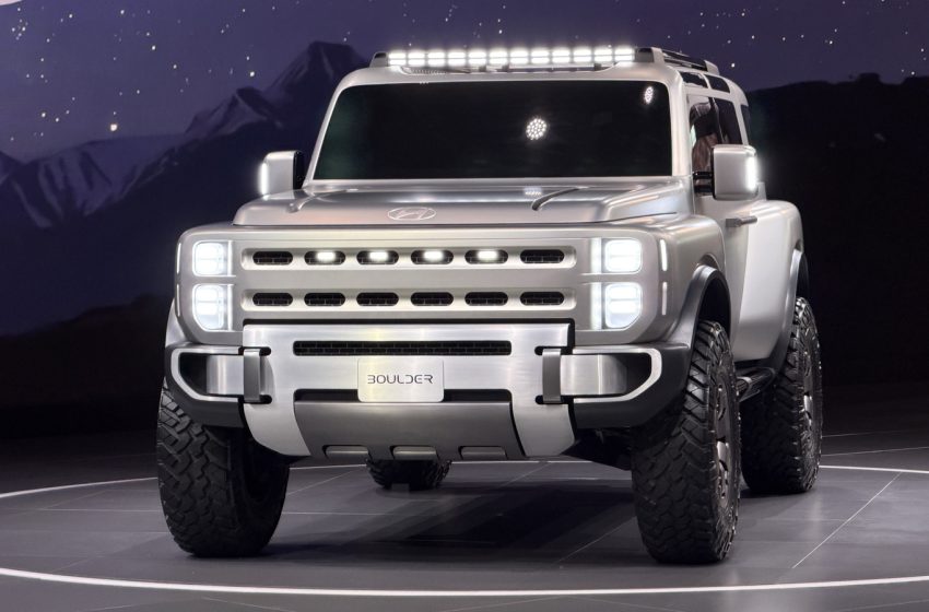  Hyundai Boulder Concept Is An Awesome Body-On-Frame SUV Designed For America