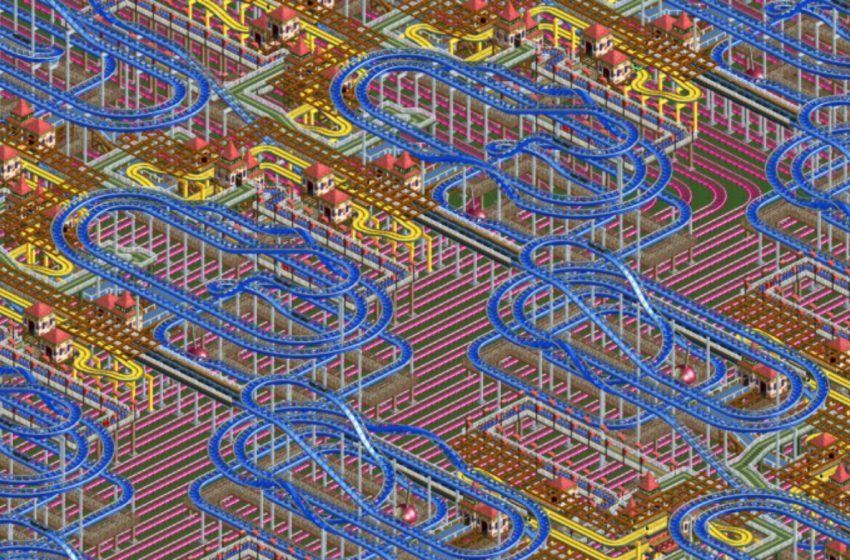  RollerCoaster Tycoon YouTuber builds ride lasting 194 quattorseptuagintillion years