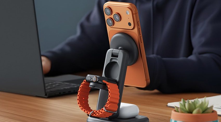  Satechi’s 3-in-1 travel stand now wirelessly charges your phone at 25W