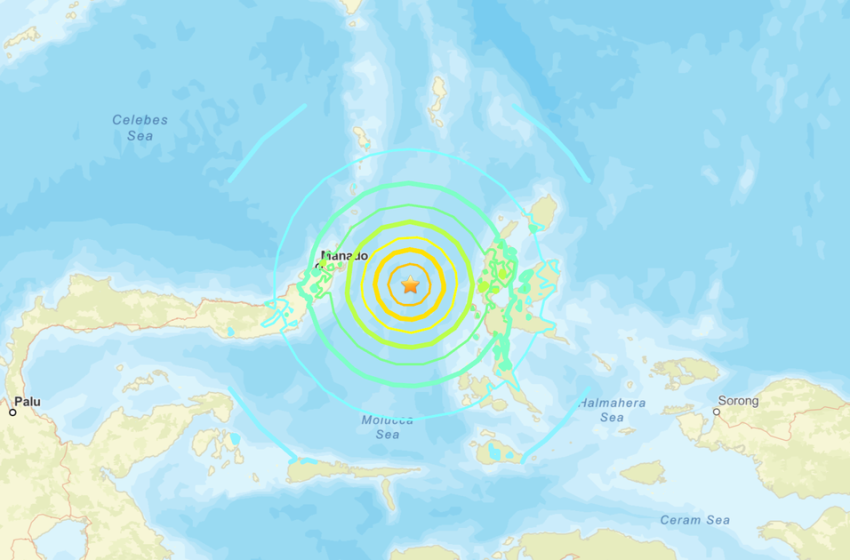  Powerful 7.4 magnitude earthquake in Indonesia’s Molucca Sea kills 1 person, sets off small tsunami