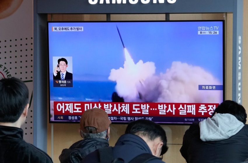  North Korea says its latest weapons tests included missiles with cluster-bomb warheads : NPR