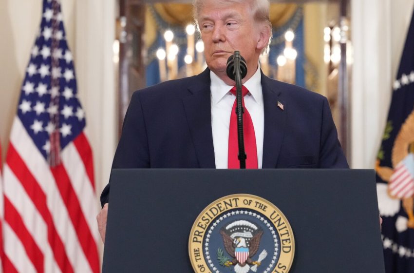  Trump holds press conference on Iran : NPR