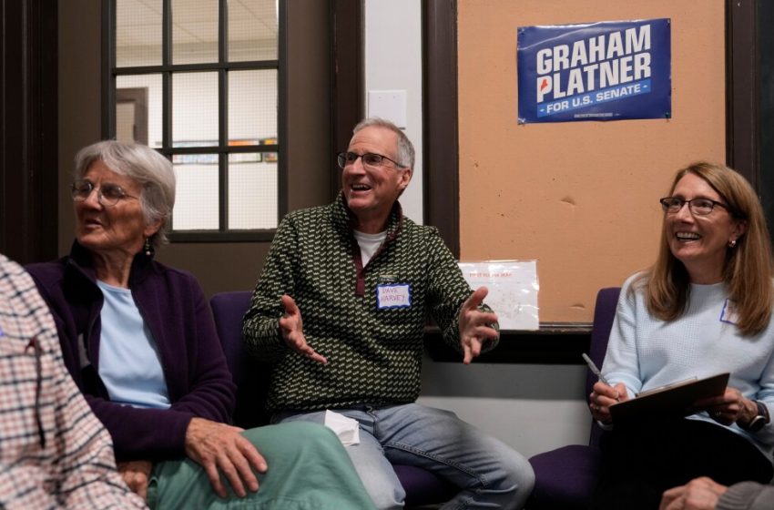  Trivia games and happy hours help power Platner’s Senate campaign in Maine