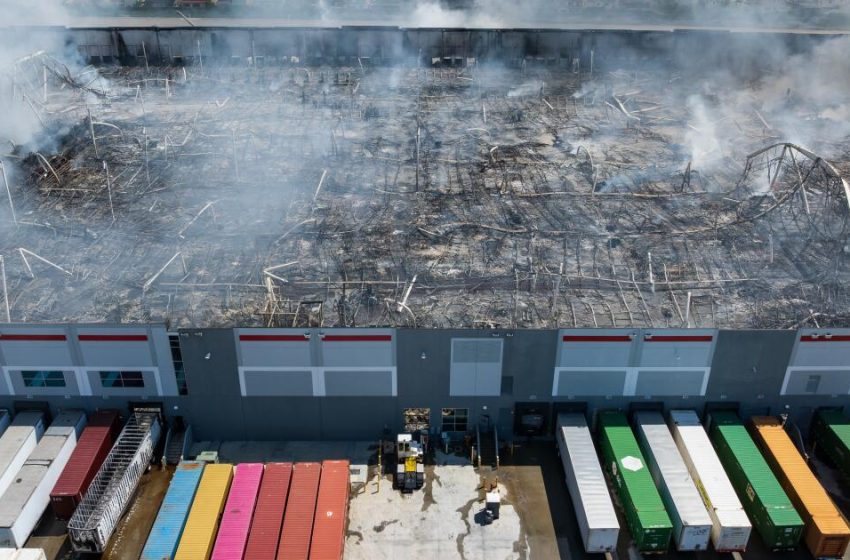  Ontario warehouse arson suspect posted live video showing fire igniting