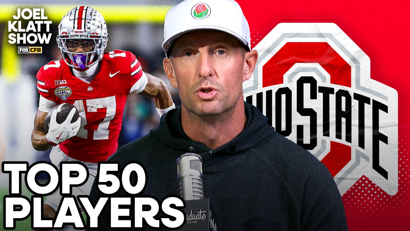 Carnell Tate in Joel Klatt's top 50 players 🏈