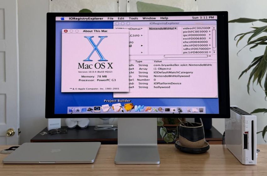  A maverick hacker got Mac OS X running on a Wii